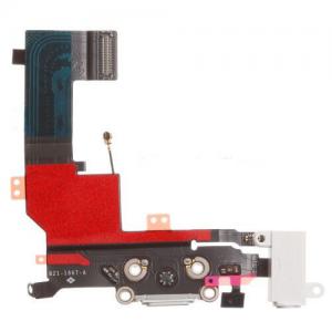 Quality For OEM Apple iPhone 5S Charging Port Flex Cable Ribbon Replacement - White wholesale