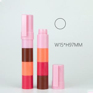 Quality Stackable Lipstick Container Multiple Colors Silkscreen Printing wholesale