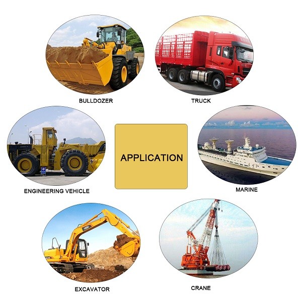 K38 K50 Crane Marine Engine Camshaft 3062077 Cummins Spare Parts