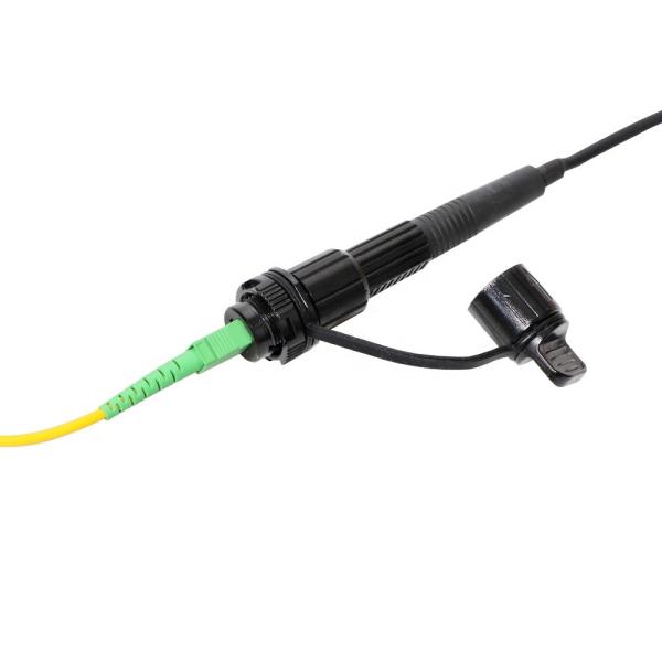 Waterproof Hardened Fiber Optic Adapter SC APC PEI SM MM For FTTX