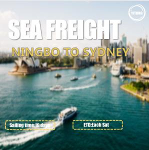 Quality WIFFA China To Australia Sea Freight Services From Ningbo To Sydney Each Sat wholesale