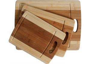 Stylish Design Bamboo Butcher Block Cutting Board With Juice Groove And Handle