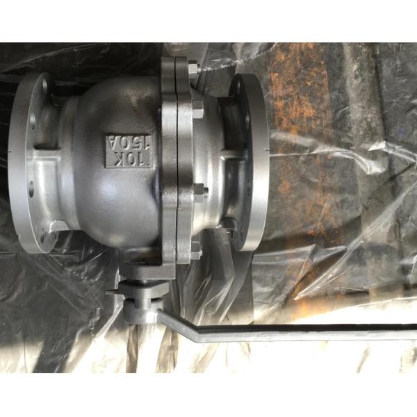 JIS10K 2-PC FC200 cast iron ball valve