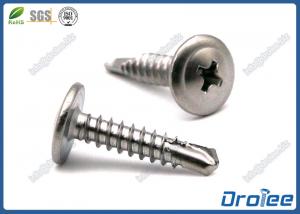 China 304/316/410 Stainless Steel Philips Wafer Head Self Drilling Screws on sale