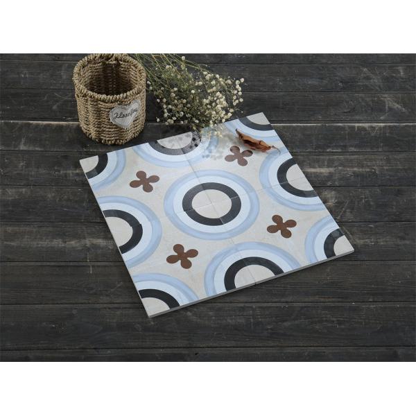 20x20cm Ceramic Rustic Tile Non-Slip Floor Wall Blue Black Beige