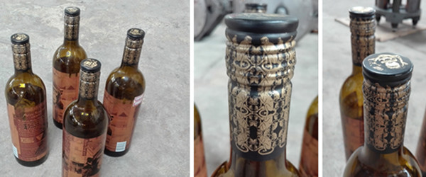 bottle cap closing machine capping wine machine to close glass bottles with aluminum cap