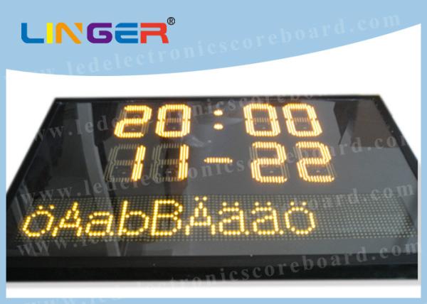 Swedish Language Text Sign Led Electronic Scoreboard with Computer Software