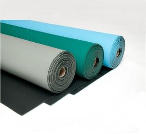 China Antistatic Green ESD Rubber Mat Roll Electrical Insulation Workbench Table Sheet on sale