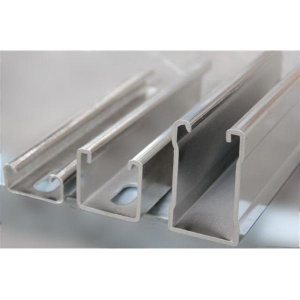 10m/min Strut Channel Roll Forming Machine , Mobile Roll Forming Machine φ80mm Shaft