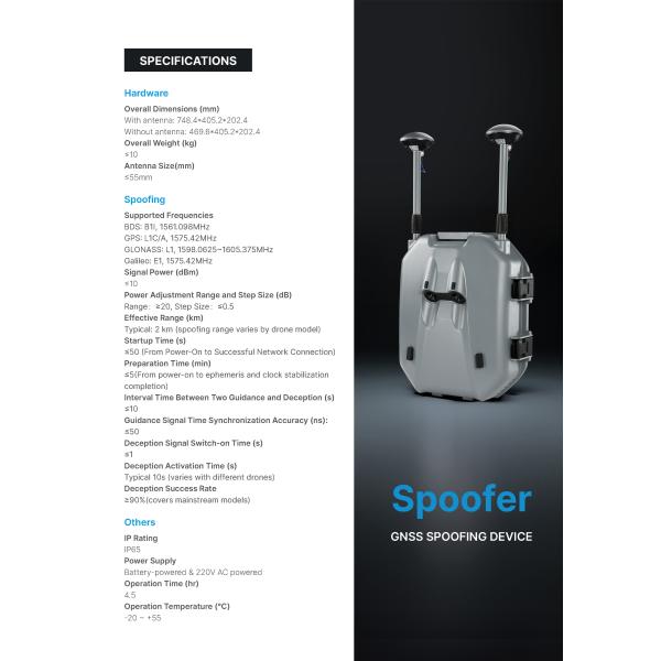 SFL100 5km Drone Detection Radar with 24GHz Phased Array Antenna