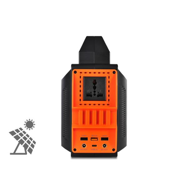 Portable solar mini power station energy storage power supply with USB/DC/TYPE-C/QC3.0 interfaces