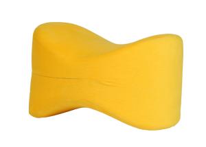 China Contour Leg Support Memory Foam Body Pillow With Ultra Soft Velour Removable Cover on sale