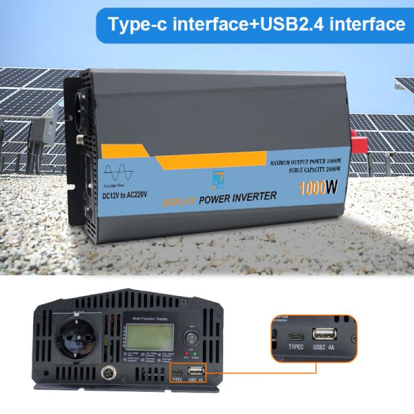 1000W-3000W Pure Sinewave Power Inverter For Car Battery Single Output
