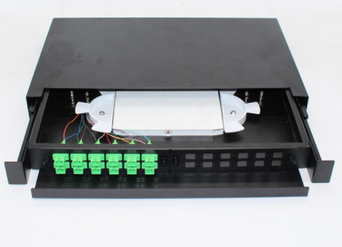 24 Port FTTH OTB Rack Fiber Patch Panel ODF Data Center FTTX