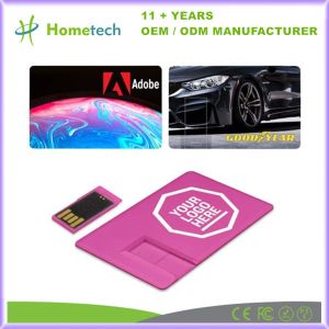 Quality Custom Full Color Printed Business Card USB Flash Drive Plastic Pendrive Popular Advertising Memory Stick wholesale