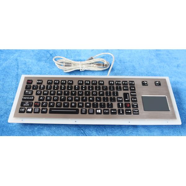 IP68 Waterproof Ruggedized Military Compact Keyboard With Touchpad 89 Keys 5V DC