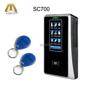 China Zk Hot Sale SC700 Touch Screen RFID Time & Attendance Terminal And Access Control System on sale