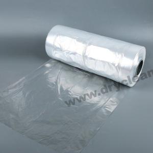 China Transparent Perforated Cleaners Plastic Bags LDPE On Roll For Cleaners on sale