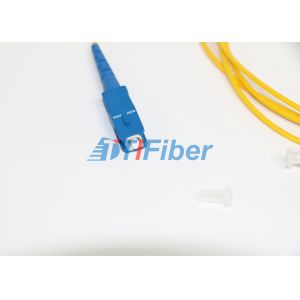 Simplex Fiber Optic Patch Cord with SC UPC , 3.0mm PVC Outer Jacket