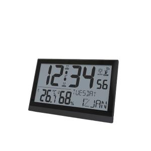 Quality Function In-Out Temperature and Humidity RC Alarm Clock with LUMINOVA wholesale