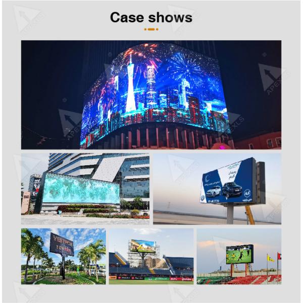 SMD3535 APEXLS P10 RGB Led Display Waterproof Advertising Screen