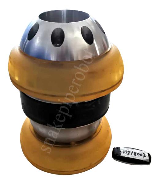 Cheap 159mm Gas Pipeline NDT Pipeline Inspection Robot  Small Size Pipe Bending 1.5D Max. Pressure Resistance 21Mpa for sale