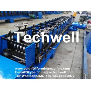 Interchangeable C Channel Roll Forming Machine for Making 3 kinds of C Purlin