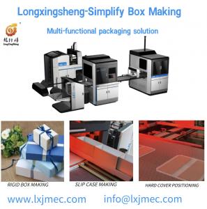 Quality Automatic Rigid Box Making Packaging Machine For Cardboard Packaging Chocolate Sweet Food Box wholesale
