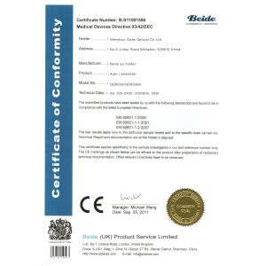 JingGong Optical (Wenzhou International Trade SCM Co., Ltd.) Certifications
