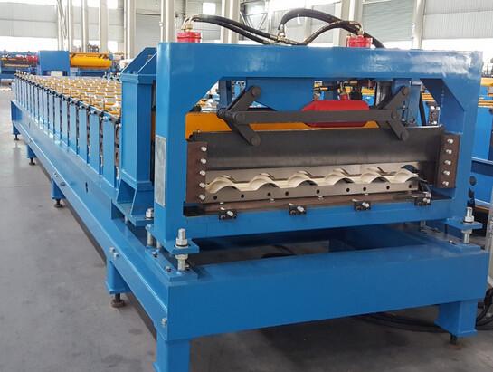 Cheap CE Roof Panel Roll Forming Machinery 18 Stations 5 Tons De - Coiler Single Chains for sale