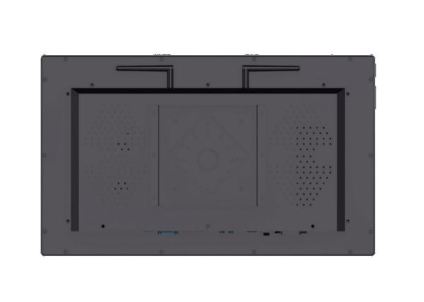 Cheap Autonomous Terminals Touch Screen Monitor Display Ultra Thin 27 Inch With LAN And USB Interfaces for sale