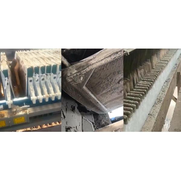 Fast Speed Sludge Filter Press , Industrial Filter Press 7360*1800*1600 Dimension