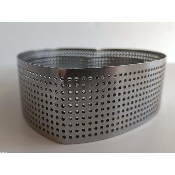 Heart Shape Perforated Metal Filter Screen Mesh Heat Resistance