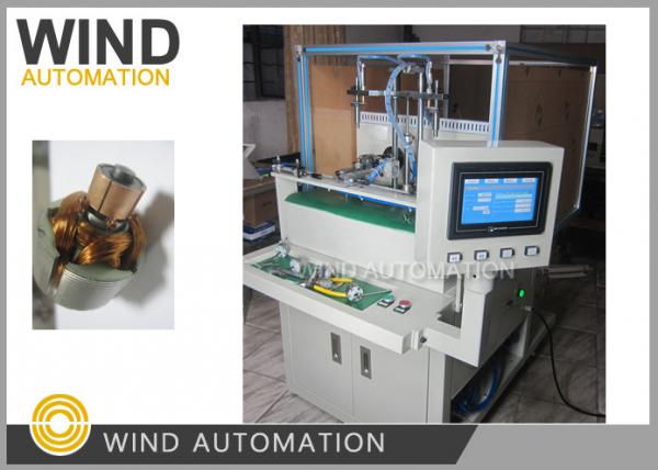 Cheap Double Station Armature Electric Motor Winding Machine / Small Rotor Winder for sale