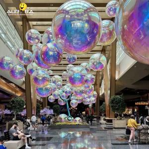 Quality PVC Colored Decorative Inflatable Mirror Spheres Customized Large Mirror Ball wholesale