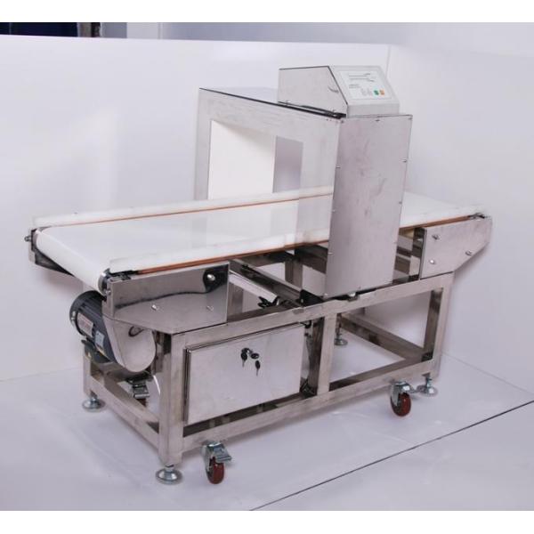 Intelligent Conveyor Belt Metal Detector Touch Screen Checking Needles In Food / Toy / Cloth