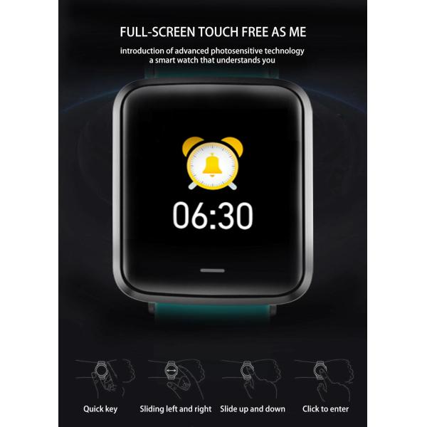 1.3 Inch Touch Screen Smartwatch NRF52832 Calorie Monitoring 10m