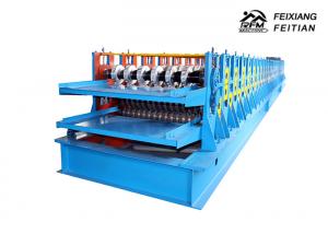 Quality Reliable Steel Deck Forming Machine / Galvanized Tile Sheet Forming Machine wholesale