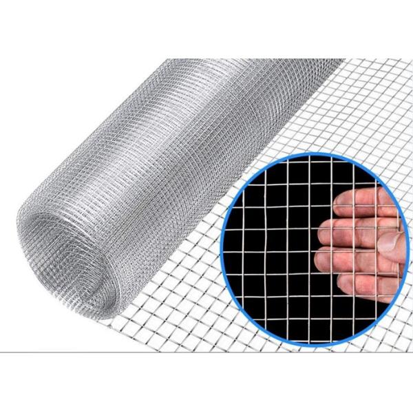 2X2 Mesh Welded Hardware Cloth Weatherproof Electro Galvanized