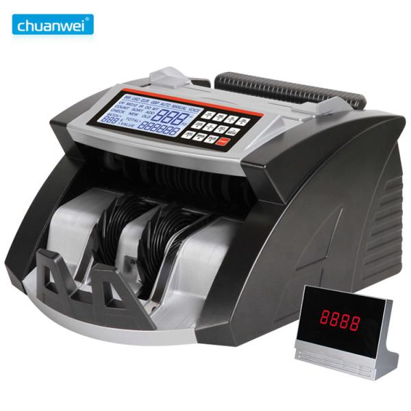 Cheap Back Loading Money Counting Bill Counter Machines AL-6000 INR With Fake Note Detector  LCD for sale