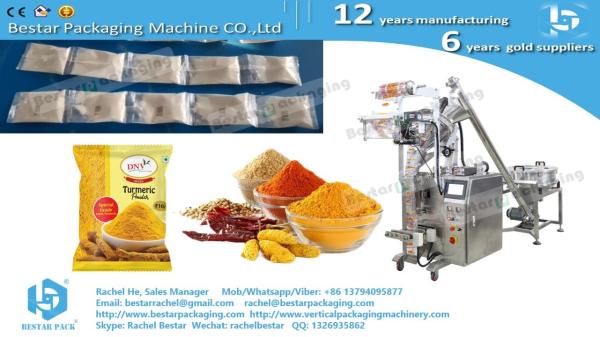 Cheap How to pack 50g spice powder sachet linking bags automatically BSTV-160F for sale