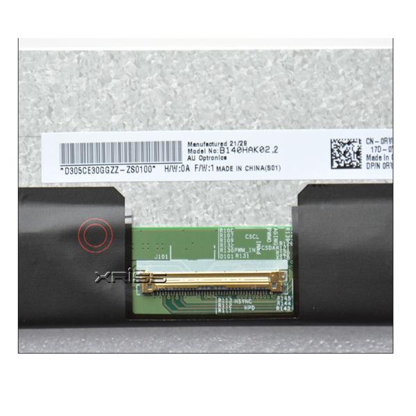 B140HAK02.2 14 Inch Laptop Display LCD Screen In-Cell Touch Slim IPS Panel FHD 40pins