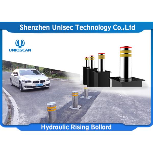 CE ISO Certificated Hydraulic Bollards For Security / Traffic Control Bollards