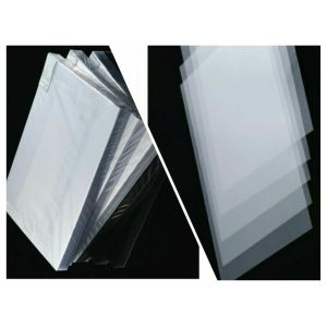 Buy cheap PVC Overlay Film Reel Smart Card Material Transparent With One Side Glue Coating from wholesalers