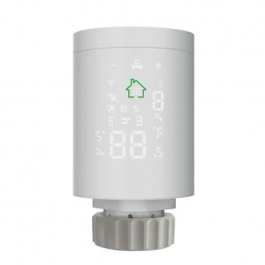 China Zigbee 3.0 Wifi Thermostatic Radiator Valve 2.4Ghz Wireless Radiator Thermostat on sale