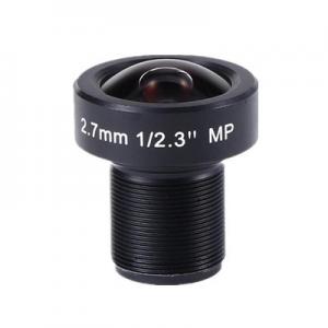 China 1/2.3 2.7mm 12Megapixel M12x0.5 Mount Low-Distortion Wide-Angle IR Board Lens, Drone Lens on sale