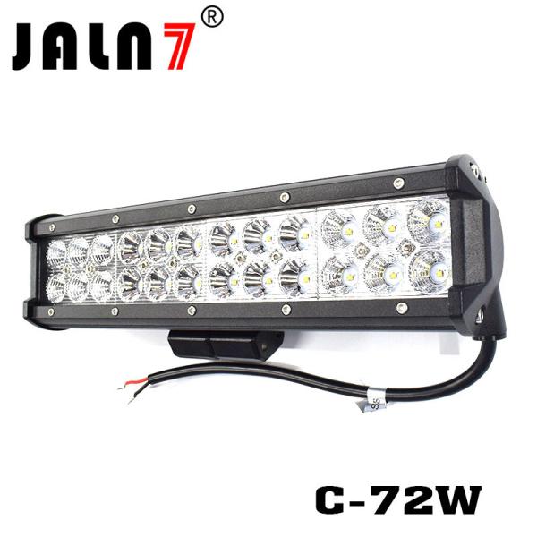 LED Light Bar JALN7 72W CREE Spot Flood Combo LED Driving Lamp Super Bright Off Road Lights LED Work Light Boat Jeep