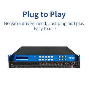 Quality RS232 8 In 8 Out Hdmi Matrix Switcher 3D Video Matrix Switcher 4x4 2x2 8x8 wholesale
