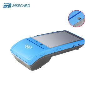 Quality Blue Android Handheld POS Terminal With Printer Scanner wholesale