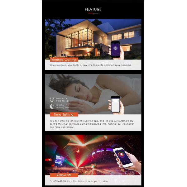 E26 E27 Dimmable Smart Lights